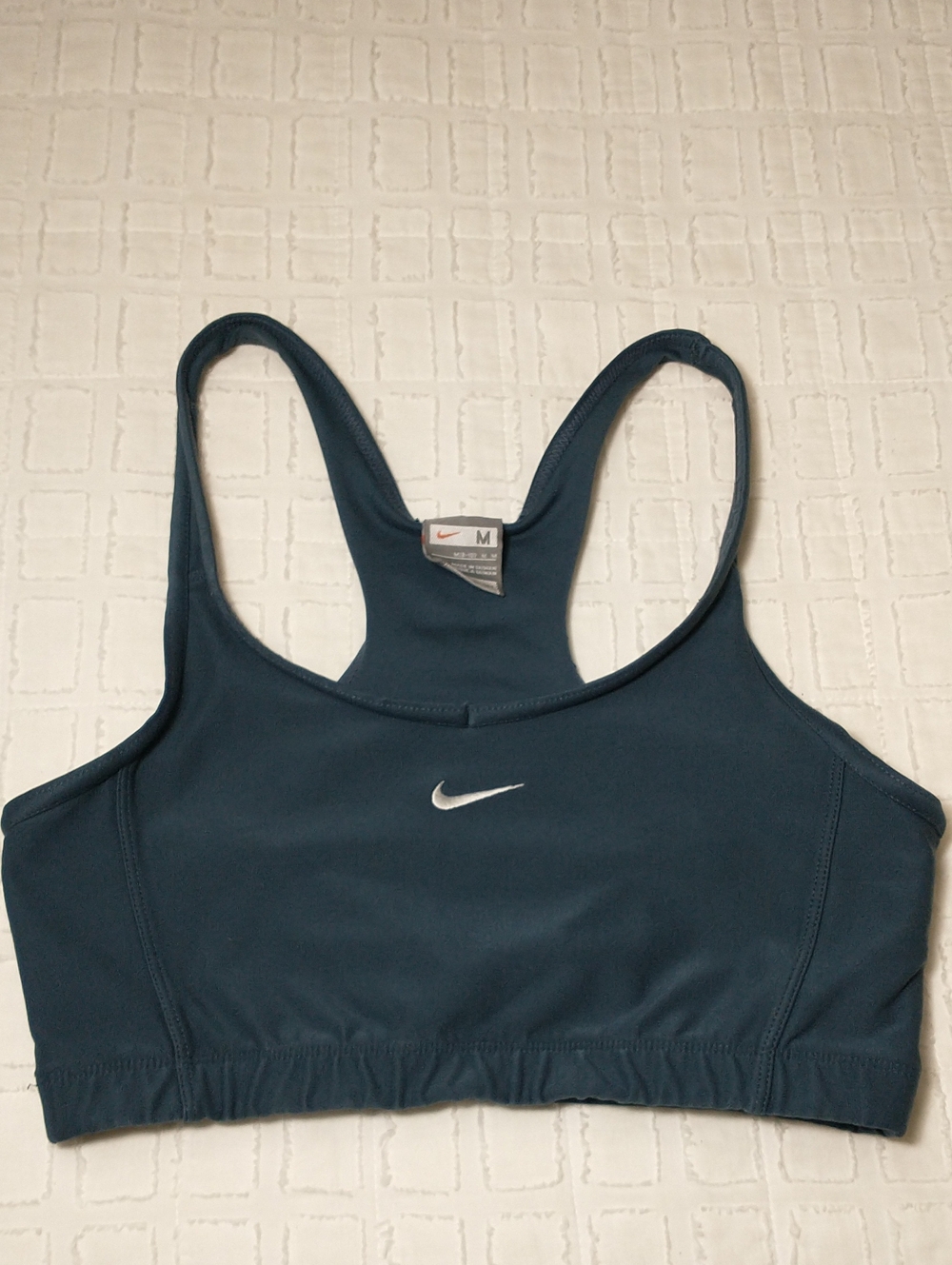 Nike Sports Bra, Size Medium, Nike‎ FitDry, Deep Aqua